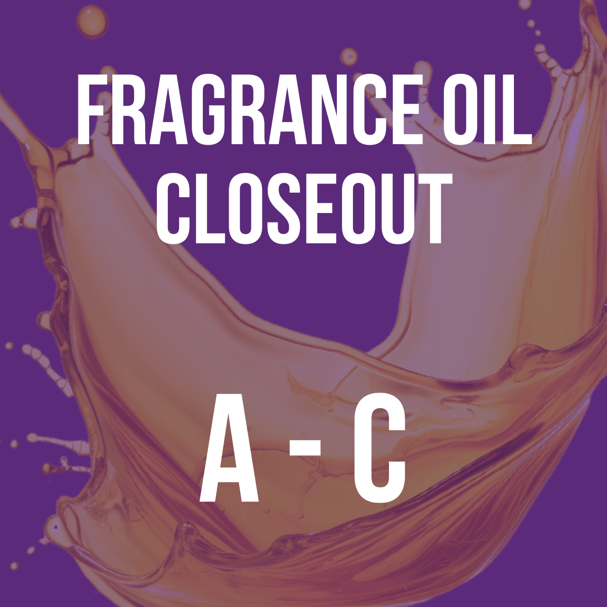 Fragrance Oil Closeout A - C