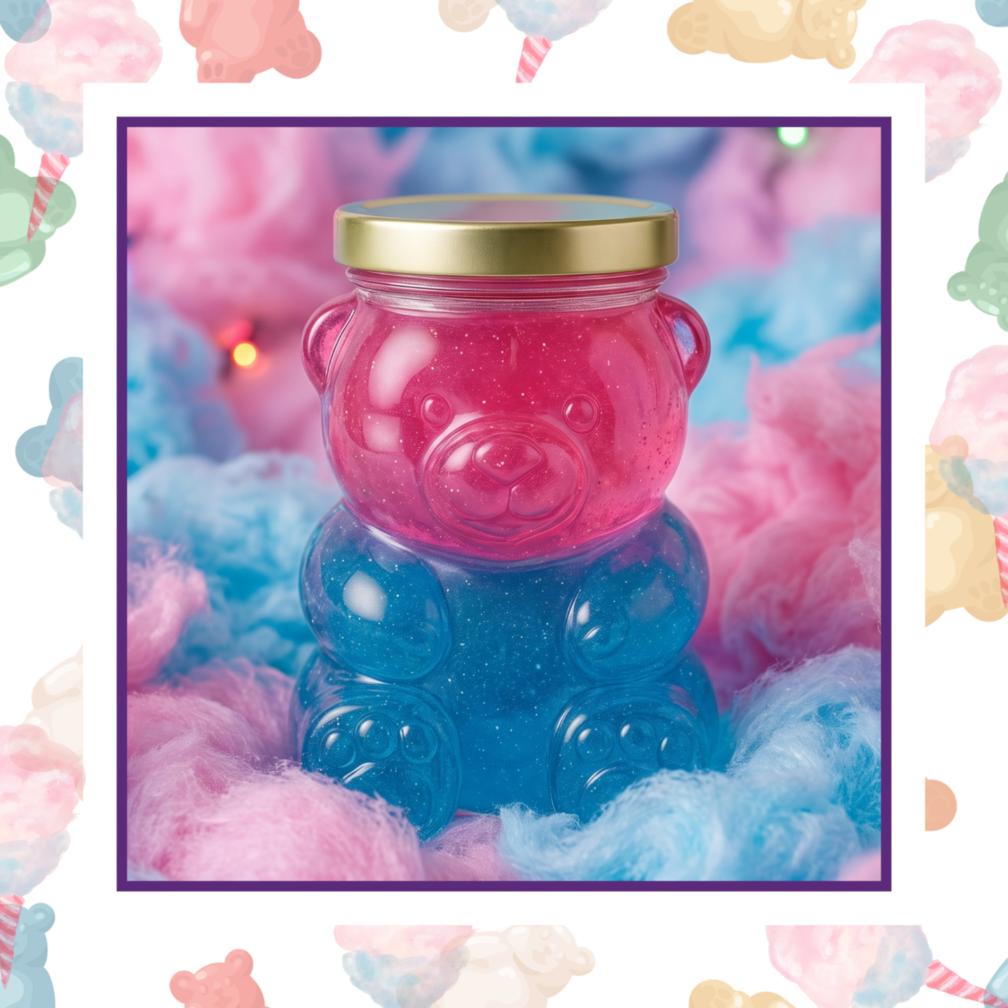 Cotton Candy Gummy Bear