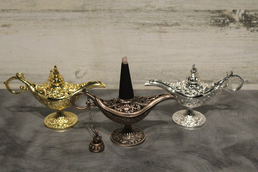 Genie Lamp Incense Cone Holder