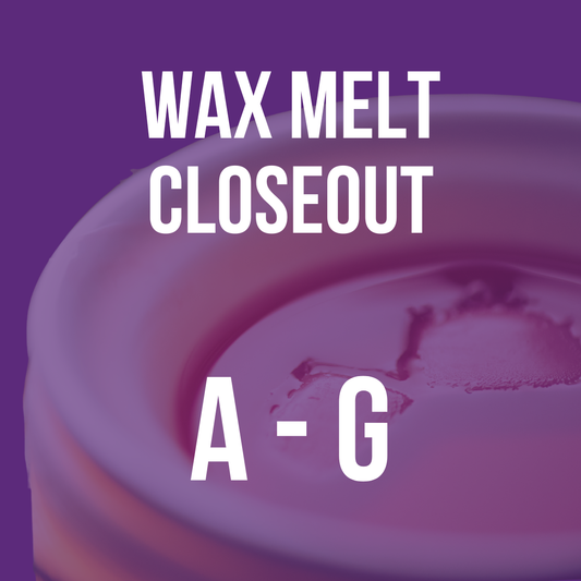 Wax Melt Closeout A-G