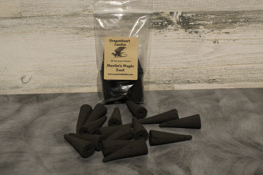 1in DragonHeart Incense Cones (Pack of 16)